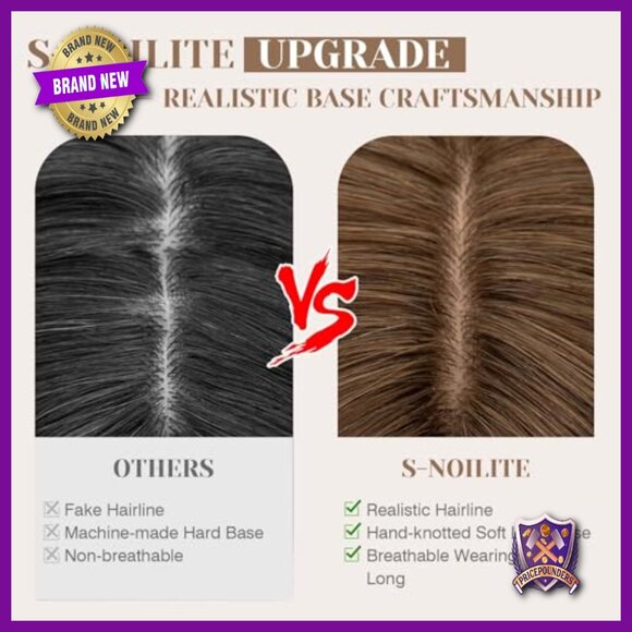 Real Human Hair Topper 10 Inch 150% Density Silk Base Clip In main image 6